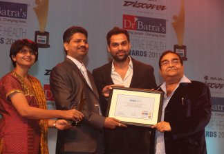 National Level Positive Health Hero Award – 2011:  at the hands of superstar Abhay Deol